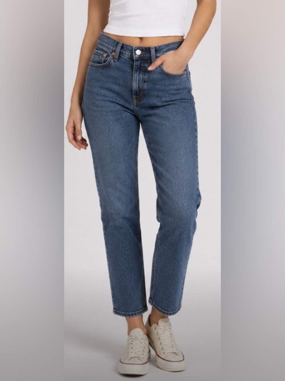 Levi's Women’s Dark Blue Wedgie Jeans Size 27
